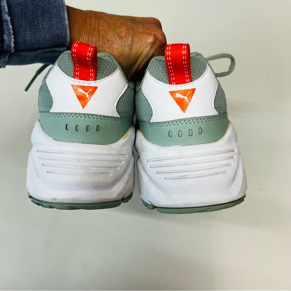 Puma TRC Mira Tech Colorful Green Sneakers Size 10.5 - Picture 7 of 11
